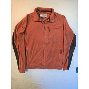 Y2K Columbia Titanium Fleece Jacket Men's  XL Orange Interchange Hiking